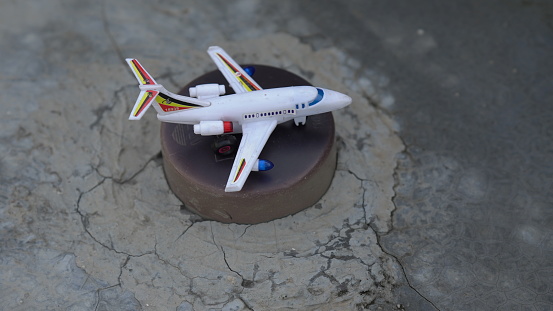 toy of airplane outdoor shoot hd.