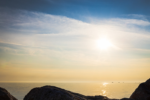 Beautiful sea landscape. Roving, Istria, Croatia