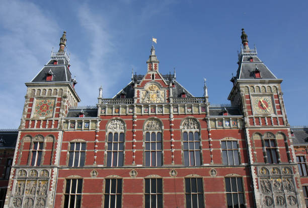 istock Amsterdam Centraal Train Station Building in Amsterdam, Netherlands 1416841147