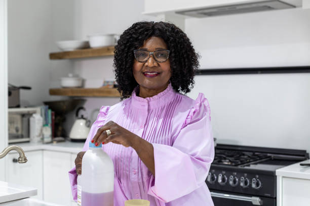 istock Confident Senior Woman in Kitchen 1416869243