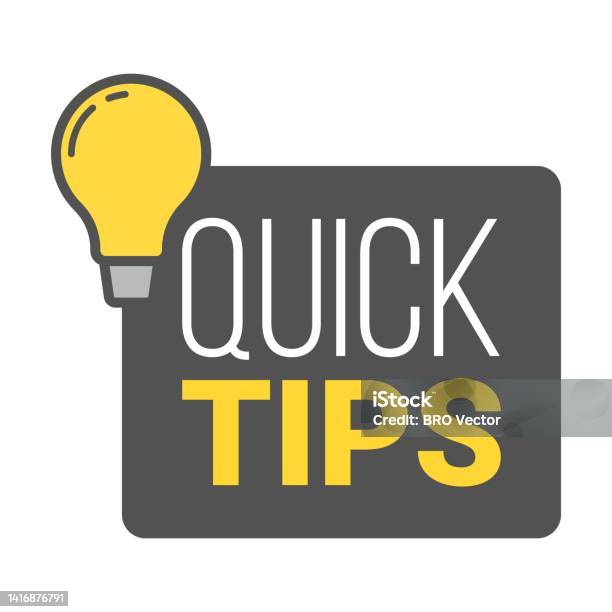 Tricks And Quick Solution Label Tricks Text And Helpful Advice Quick ...
