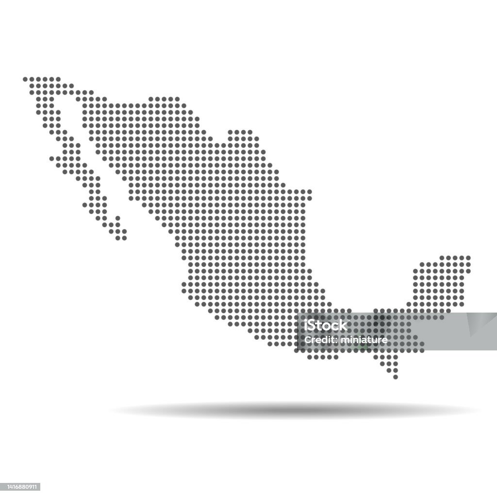 Mexico Map Vector Free Mexico Map Stock Illustration - Download Image Now - Mexico, Map ...