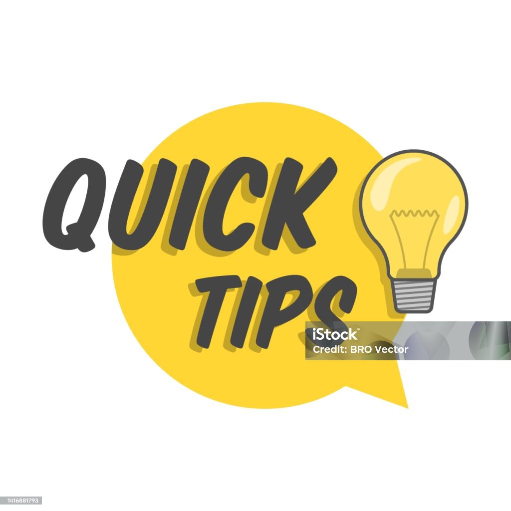 Quick Tips Solution Flat Label Tricks Text And Helpful Advices Quick ...