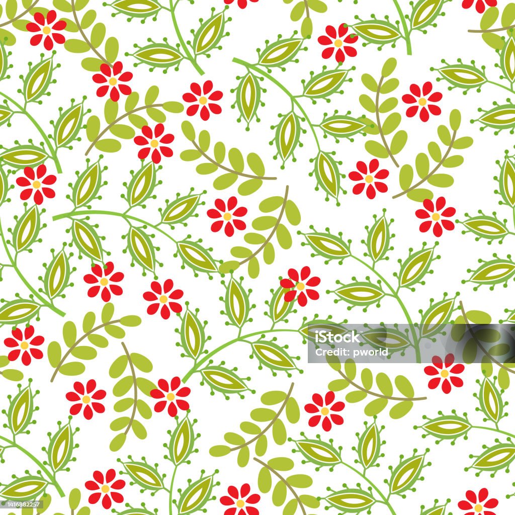Branch Seamless Pattern Stock Illustration - Download Image Now ...