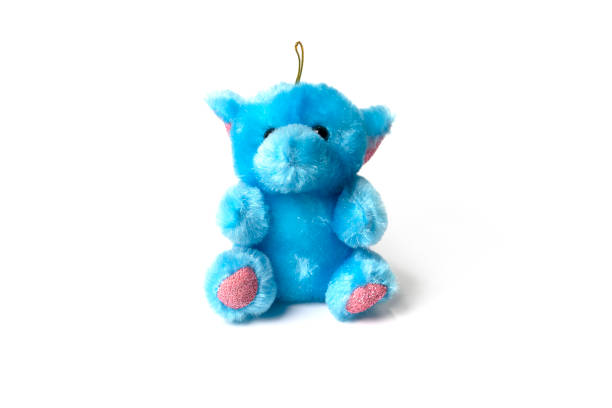 Fluffy  teddy bear isolated on white background. High quality photo