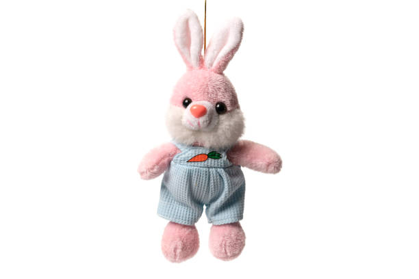 istock Bunny rabbit toy isolated on white background 1416887719
