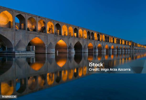 Siose Pol Bridge Stock Photo - Download Image Now - Isfahan, Iran, Old
