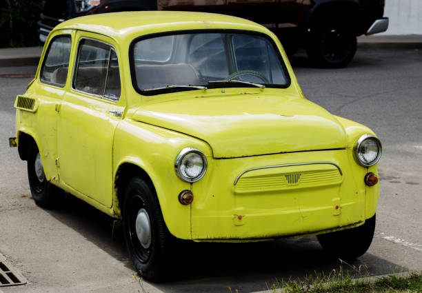 istock vintage yellow car 1416913813