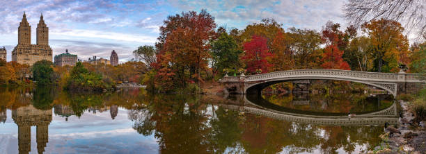 istock Bow bridge in late autumn 1416913891