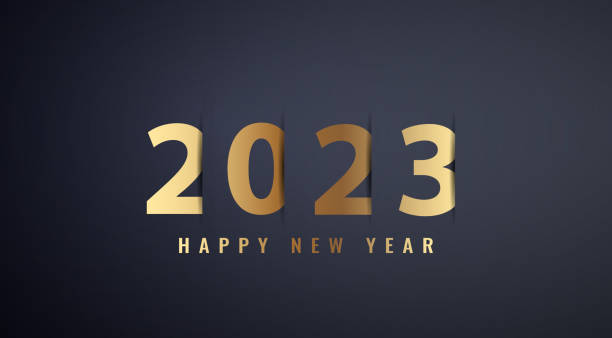 2023 Happy New Year Illustration vector art illustration