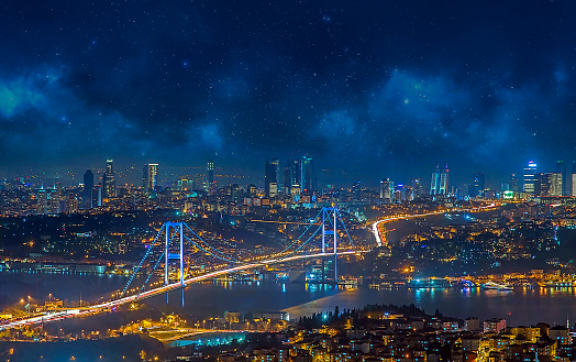 Istanbul; istanbul night; Turkey; Bosphorus night; Bosphorus Bridge;