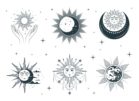 Free download of sun and cloud tattoo design vector graphics and  illustrations