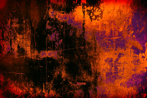 helloween 추상적인 배경 어두운 질감 - 2521 뉴스 사진 이미지