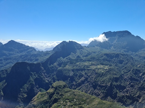 Maïdo viewpoint on Reunion Island