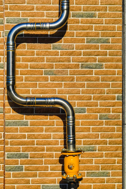 istock Stainless steel gas line 1416945258
