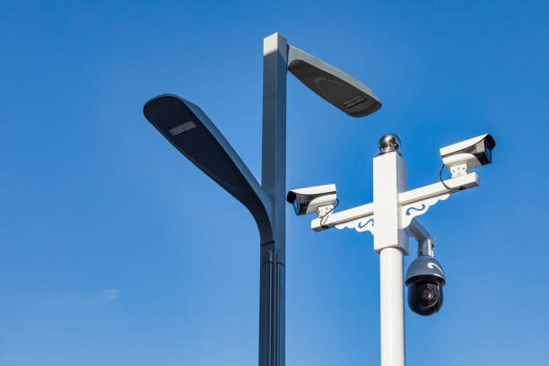 istock Street Lights and Surveillance Cameras 1416946751