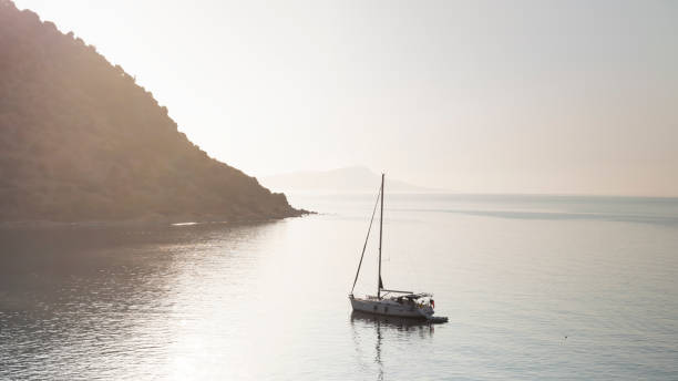 istock Yacht in Aspat Bay. Bodrum Turkey 1416947339