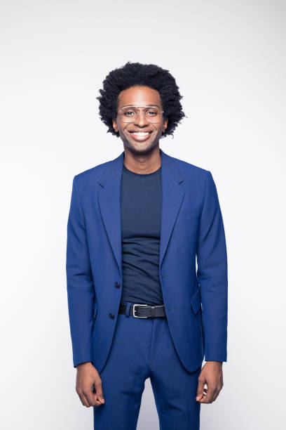 istock Confident businessman smiling at camera 1416953847