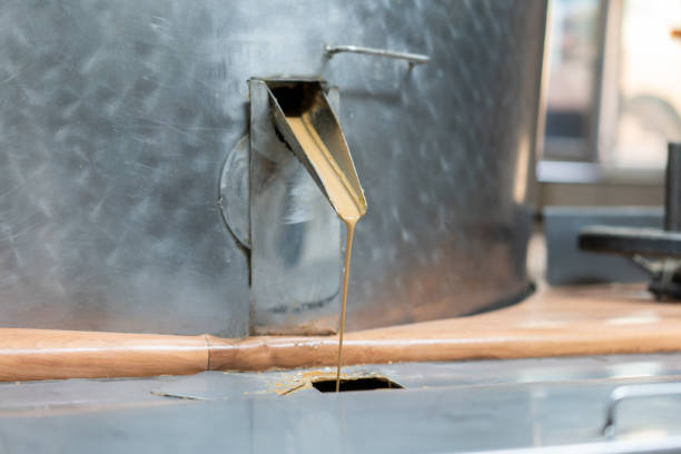 Tahini extraction process in sesame oil factory