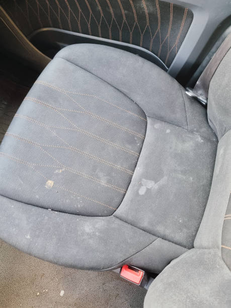 istock Dirty interior in the car. 1416965677