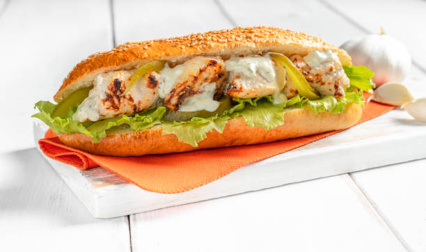 istock Greek Chicken Sandwich 1416971937