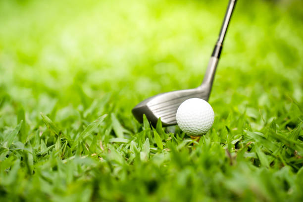 istock golf club and golf ball on green grass 1416973922
