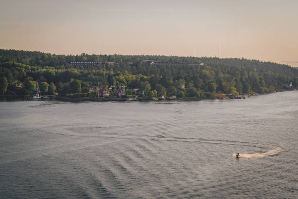 View on the Swedish Archipelago during a Baltic Sea cruise