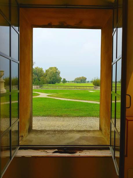 istock Window to the garden 1416996341