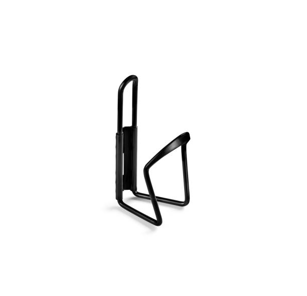 istock Simple black metal bicycle water bottle holder, isolated on white 1416996596