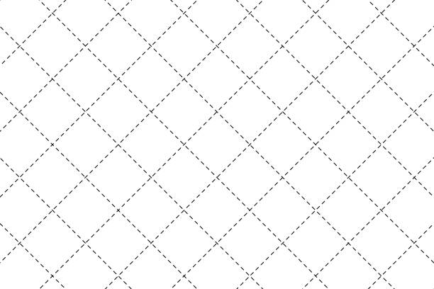 Simple diamond square dat line with black color on white background. Vector illustration dat line background. Simple diamond square dat line with black color on white background. Vector illustration dat line background. clothing patterns stock illustrations