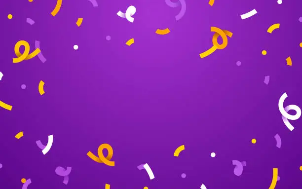 Vector illustration of Celebration Confetti Abstract Background