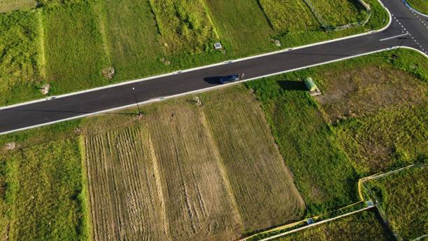 istock Aerial view of a countryside area 1417015213