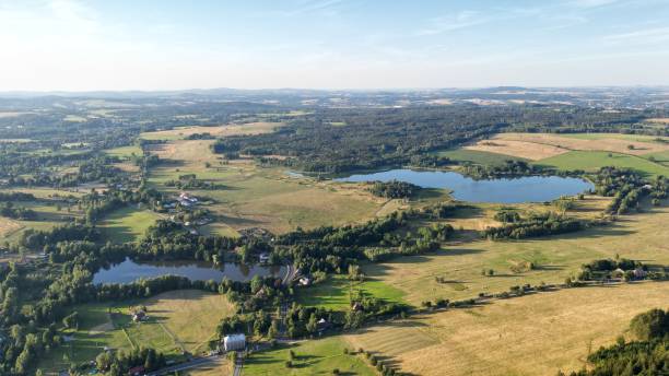 istock Aerial view of a rural landscape 1417020085