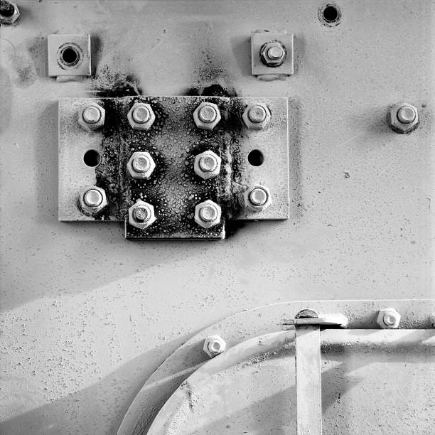 istock Fixing system for turning parts by installing screws and plates 1417020533