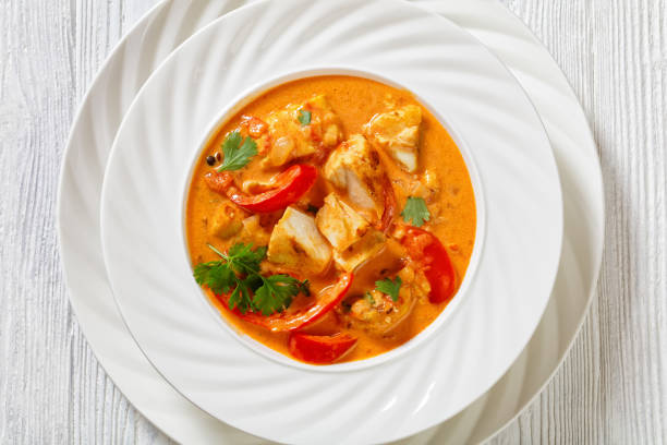 istock Fish Stew cooked with coconut milk and veggies 1417020637