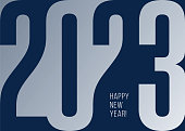 istock Happy New Year 2023 Background. 1417022483