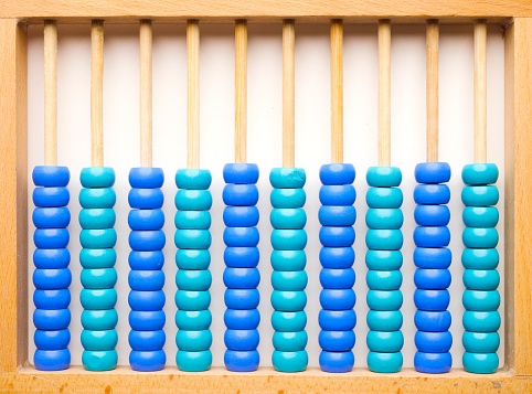 child's toy abacus ancient calculator math arithmetic educational object