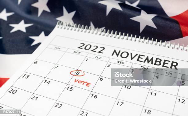 Vote Day Concept November 2022 Stock Photo - Download Image Now - Election, Day, 2022