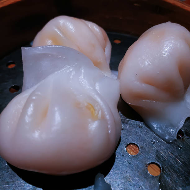 istock Delicious steamed dumplings served fresh 1417027974