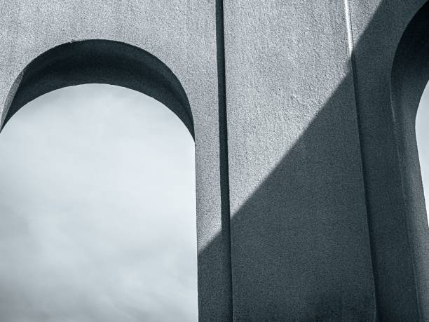 istock Arched window of Coit Tower under sunlight in San Francisco, California 1417028096