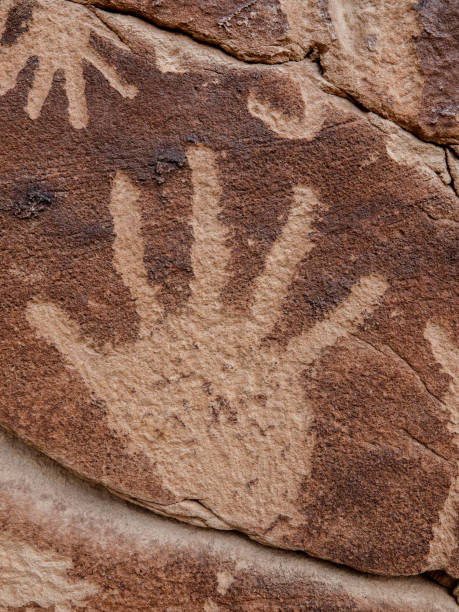 Ancient petroglyph. Fremont Culture, Utah.