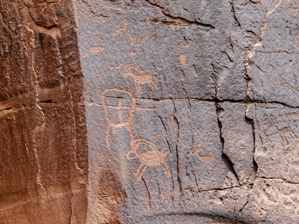 istock Ancient petroglyph. Fremont Culture, Utah. 1417031368