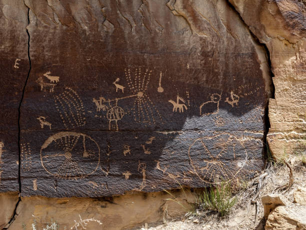 istock Ancient petroglyph. Fremont Culture, Utah. 1417031374