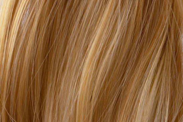 istock Red curly hair texture closeup. 1417040899