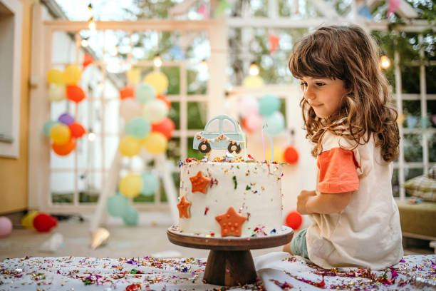 Little boy celebrating birthday party