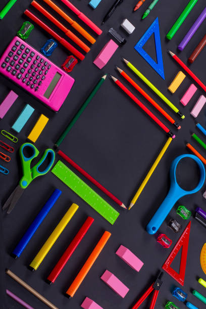 istock School Supplies Background. 1417055768