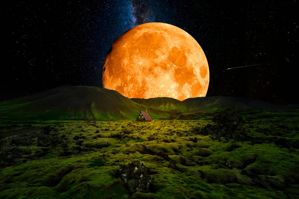 istock Lonely house in the valley 1417062147