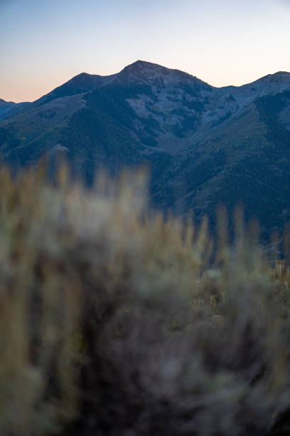 Oquirrh Mountains IN the middle of the oquirrh mountains tooele stock pictures, royalty-free photos & images