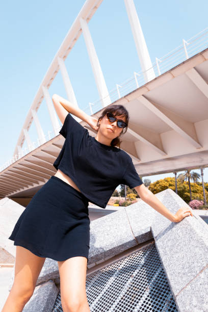 istock Young woman with cool attitude posing 1417071613