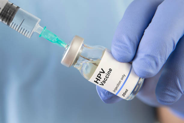 HPV Vaccine stock photo